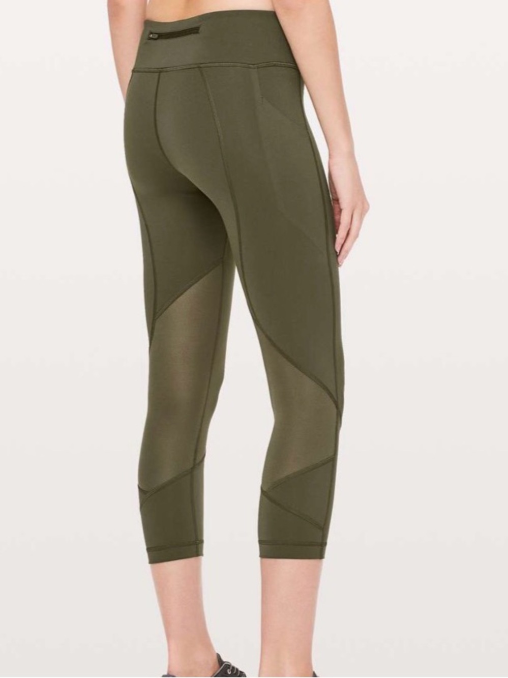 lululemon athletica EUC Lululemon Pace Rival Crop *Full-On Luxtreme 22"
